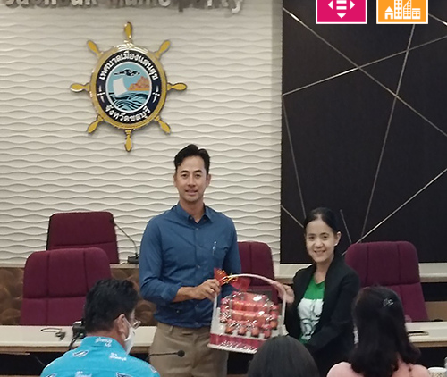 โครงการการพัฒนาเมืองแห่งการเรียนรู้ทางด้านการออกแบบเพื่อทุกคนของเทศบาลเมืองแสนสุข จังหวัดชลบุรี